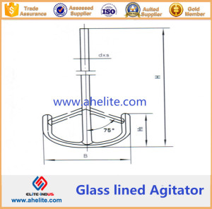 Frame/Anchor Type Glass Lined Agitator